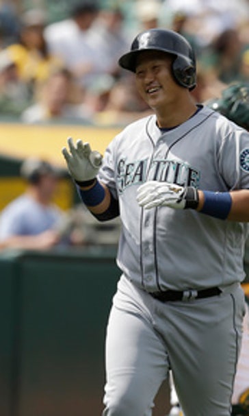Mariners rally against A's bullpen for first sweep of season